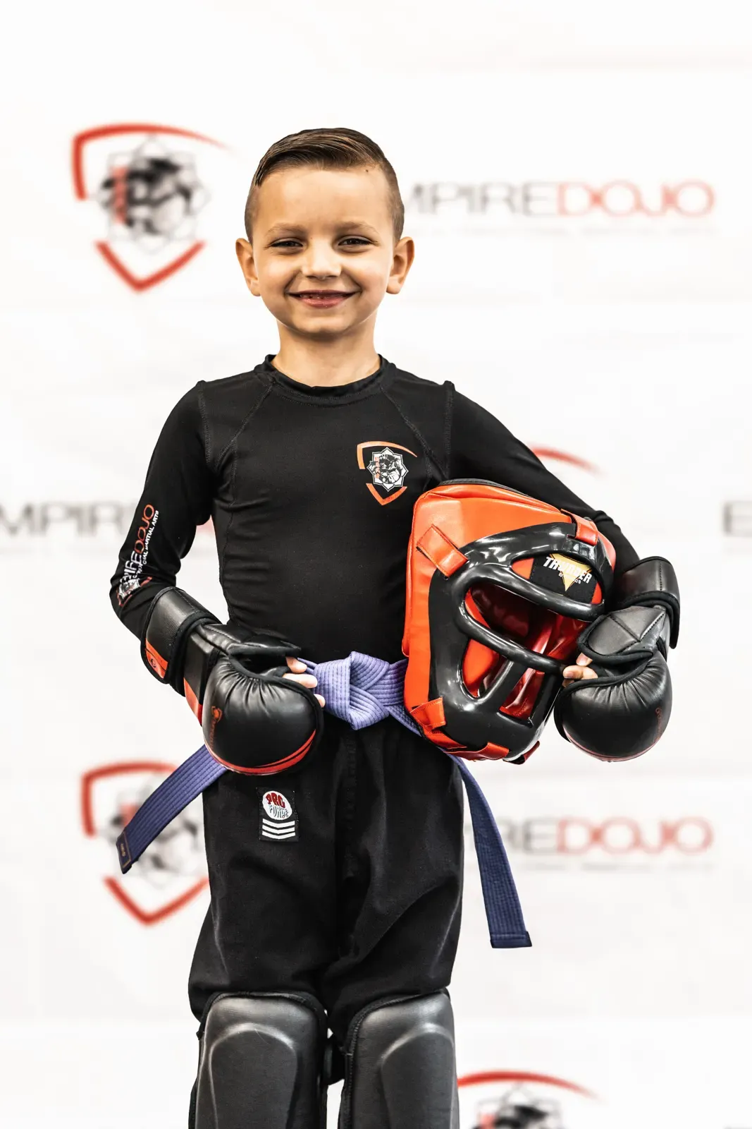 Kids martial arts student